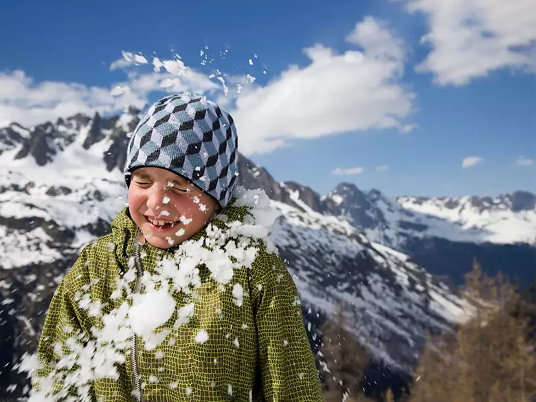 Zimowy ubiór służący zdrowiu